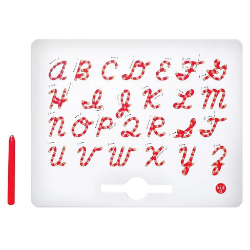 Kid O A to Z Cursive Upper Case Magnatab Magnetic Drawing Tablet