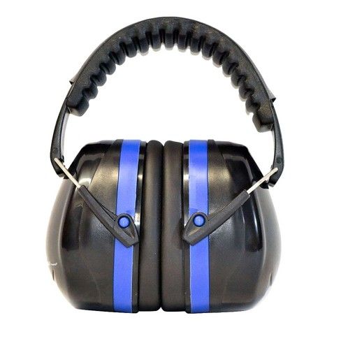 Professional Ear Defenders For Shooting Fits Adults To Kids - Blue - G & F