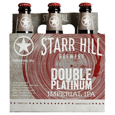 Starr Hill® Double Platinum Imperial IPA - 6pk / 12oz Bottles