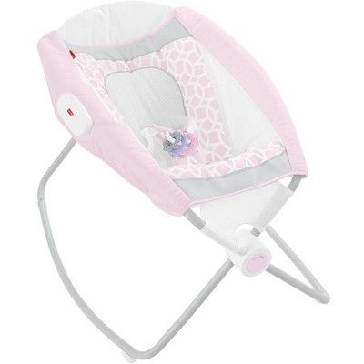pink fisher price rock n play