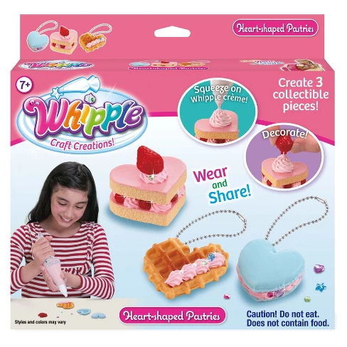 Whipple Heart Shaped Pastries Set Dessert Jewelry Kit