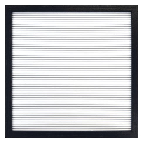 Letterboard Decorative Wall Art Set White 14"x14" - New View
