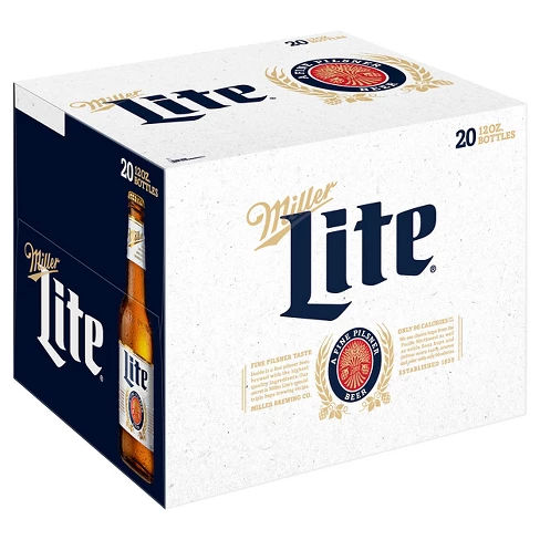Miller Lite® Beer - 20pk / 12oz Bottles