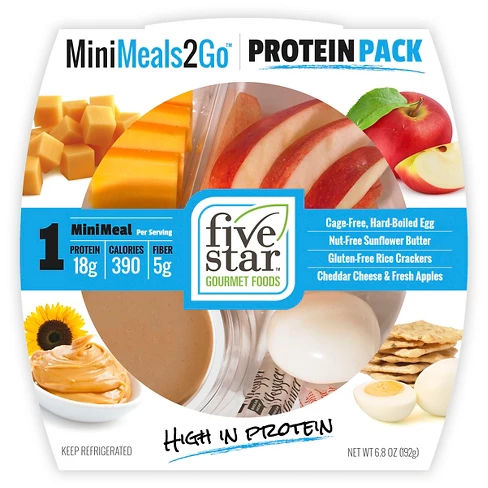 Minimeals2Go Protein Pack Sandwich Snacks - 6.8oz