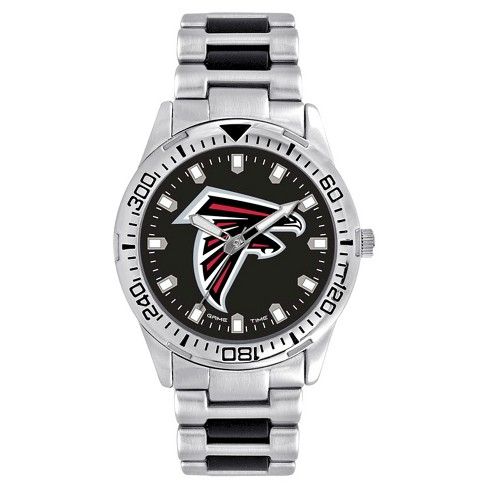 Men's Game Time NFL Heavy Hitter Sports Watch - Silver - Atlanta Falcons