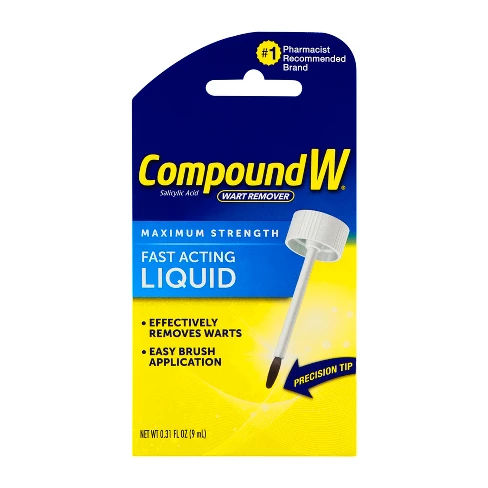 Compound W Maximum Strength Fast-Acting Liquid Wart Remover - 0.31oz