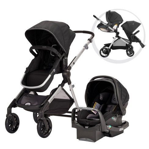 Evenflo Pivot Xpand Modular Travel System with Safemax Infant Car Seat