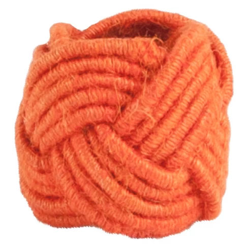 Braided Jute Napkins Rings (Set Of 4)