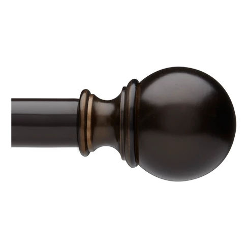 Umbra Bordeaux Drapery Rod Set Darjeeling Bronze 48-88"