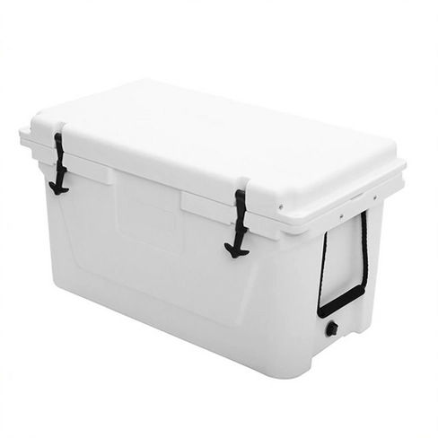 Uriah Products Valley Sportsman 2.2 Cubic Foot 120 Can Cooler With Handle, White