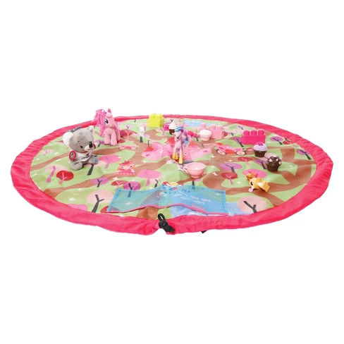ToyTainer™ Girls EZ Mat Play N' Store
