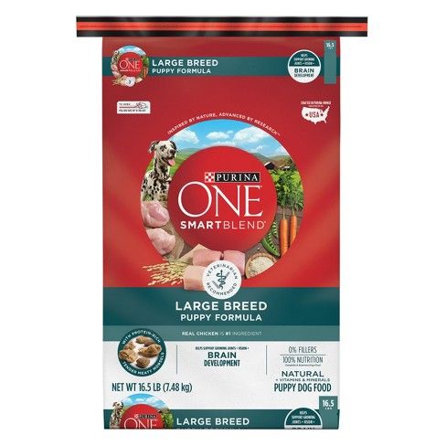 Purina ONE SmartBlend Large Breed Puppy Formula Puppy Premium Dry Dog Food - 16.5lb bag