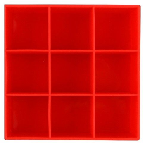 Dexas Set of Four Ice Cube Tray- Red