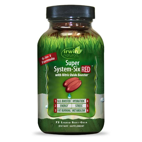 Irwin Naturals Super-System Six Red Dietary Supplement Softgels - 72ct