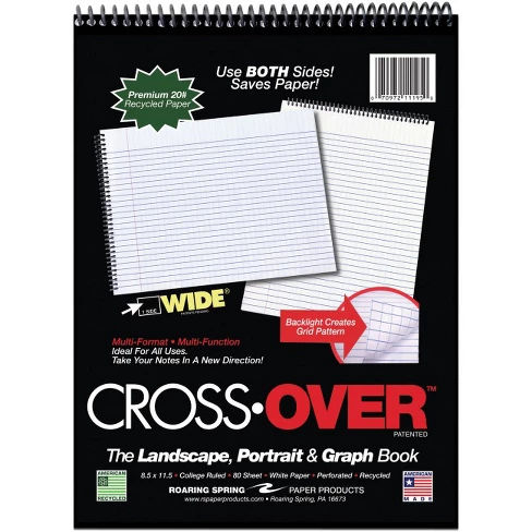 Roaring Spring Cross-Over Portrait/Graph Book