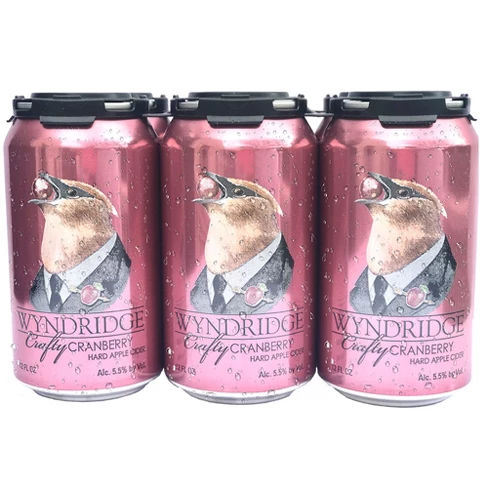 Wyndridge Farm Crafty Cranberry Cider - 6pk / 12 fl oz Cans