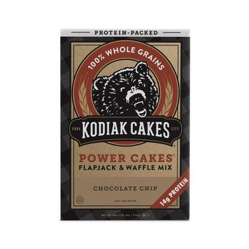 Kodiak Cakes Power Cakes Chocolate Chip Flapjack & Waffle Mix- 18oz