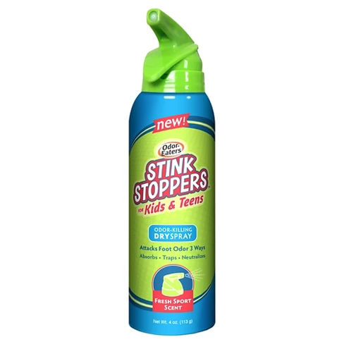 Stink Stoppers Kids & Teen Foot Odor Killing Spray - 4 oz