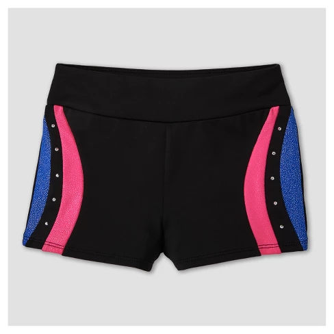 Freestyle by Danskin Girls' Dance Shorts - Black