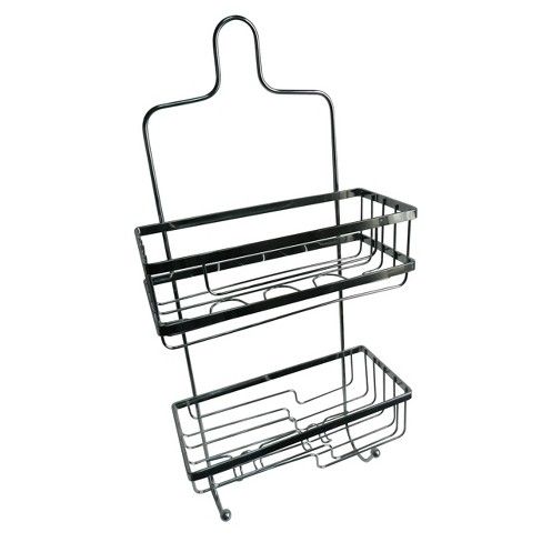 Elegant Home Fashions 2-Level Squared Shower Caddy Elegant Home Fashions 2-Level Squared Shower Caddy