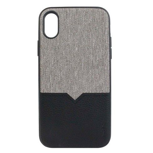 Evutec Apple iPhone XR Northill Case (with Car Vent Mount) - Canvas/Black