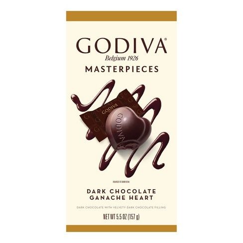 Godiva Masterpieces Dark Chocolate Ganache Heart - 5.5oz