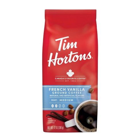 Tim Hortons French Vanilla Medium Roast Ground Coffee - 12oz