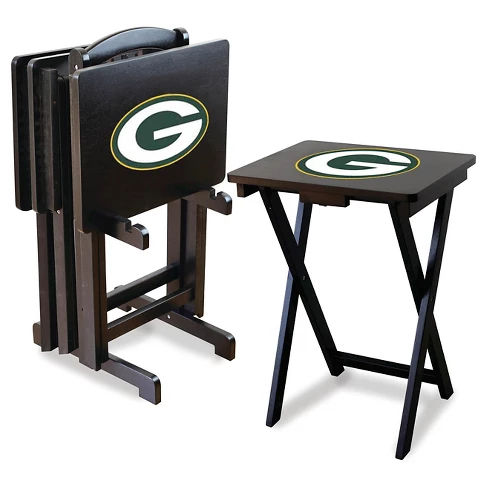 Buy NFL Imperial TV Trays with Stand 4 Pack Online at