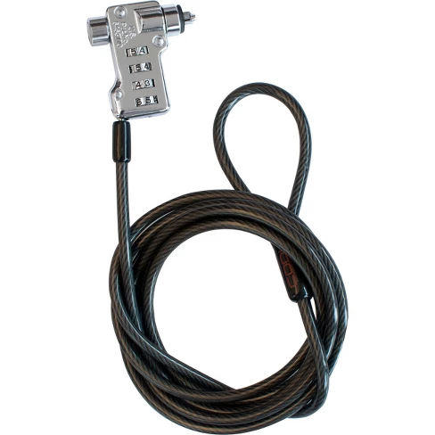 Codi 4 Digit Combination Cable Lock - 4-digit - Steel, Galvanized Steel - 6 ft
