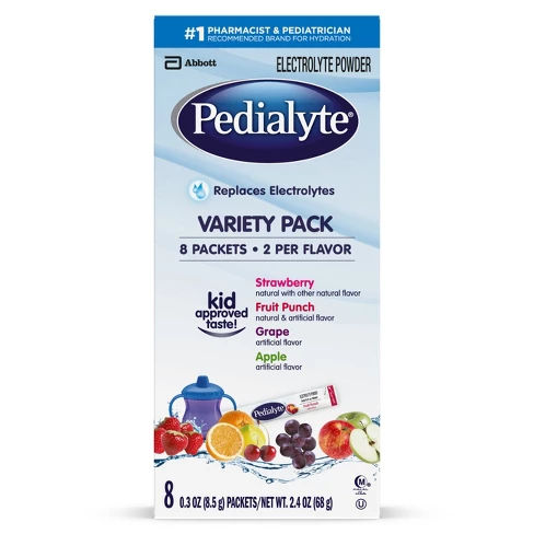 Pedialyte® Oral Electrolyte Solution Powder - 8pk