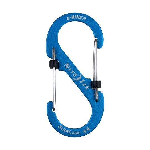 Nite Ize S-Biner SlideLock Aluminum #4 - Blue