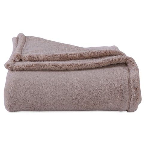Throw Blankets Solid Brown (50"X60") - Better Living