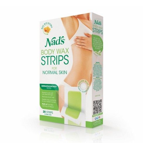 Nads Body Wax Strips - 20ct