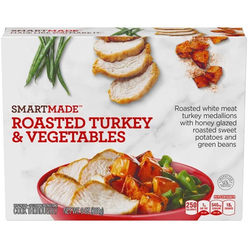 Smart Made Frozen Roasted Turkey & Vegetables - 9oz