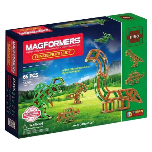 Magformers Dinosaur 65 PC Set