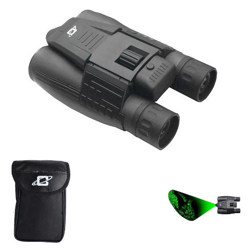Cassini K-9MKIII12x32mm DAY/NIGHT Green Laser Binoculars - Black