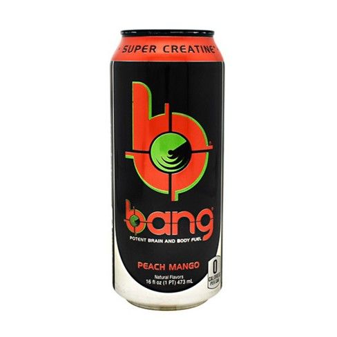 BANG Peach Mango Energy Drink - 16 fl oz Can