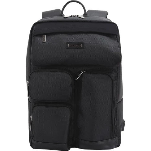 ECO STYLE Pro Elite Carrying Case (Backpack) for 15.6"  - Black - Shoulder Strap, Trolley Strap - 18" Height x 14" Width x 5.5" Depth