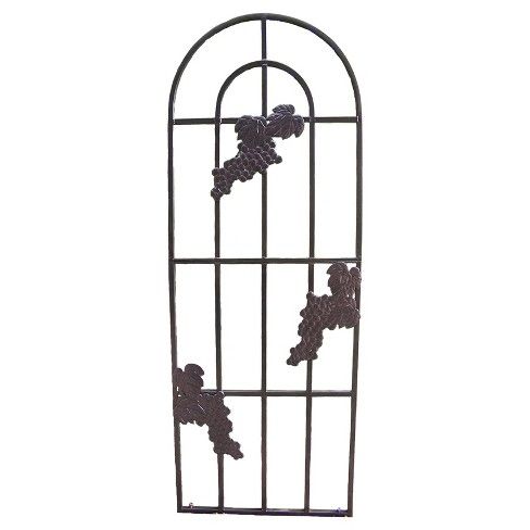 79" Oakland Metal Trellis - Brown