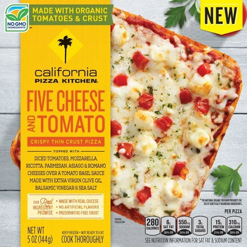 California Pizza Kitchen Five Cheese and Tomato Thin Crust Frozen Pizza - 5oz