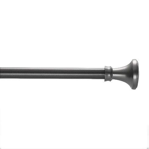 Trumpet Drapery Rod Set Pewter - Lumi