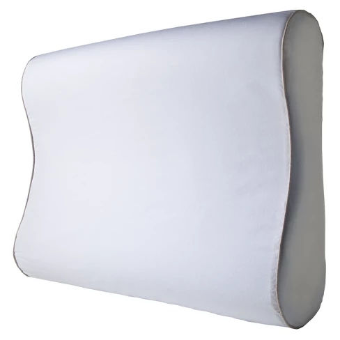 Gel Infused Memory Foam Contour Pillow - White