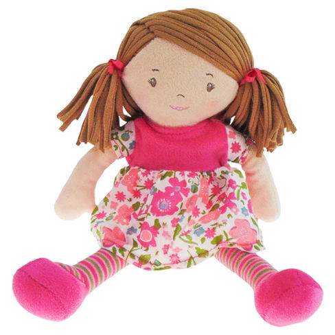 Bonikka Rag Doll - Dames Collection - Lil' Fran - Light Brown Hair - 10"