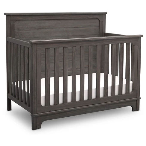 Simmons Kids Slumbertime Monterey 4-in-1 Convertible Crib - Rustic Gray