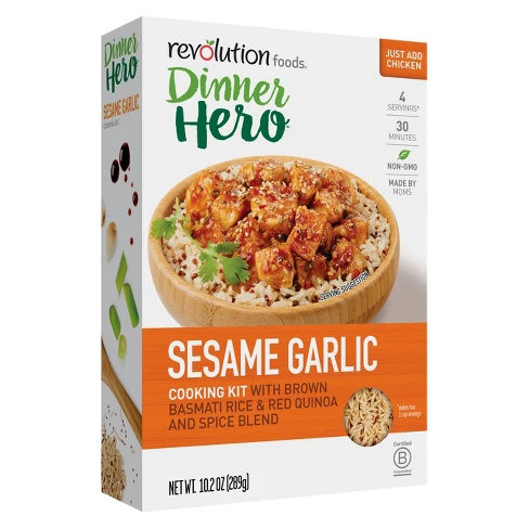 Revolution Foods Dinner Hero Cooking Kit Sesame Garlic - 10.2oz