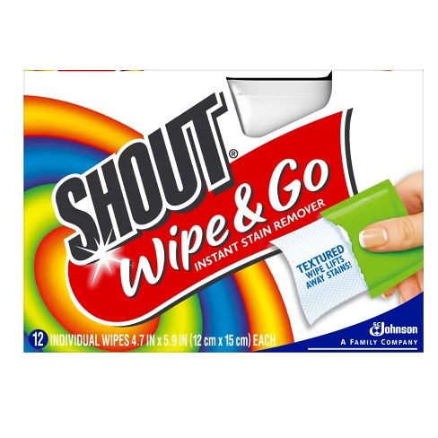 Shout Wipe & Go Wipes 12ct