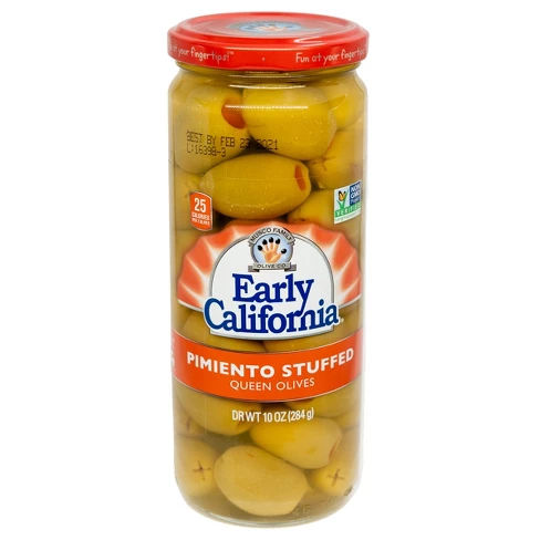 Early California Pimento Stuffed Queen Olives - 10oz