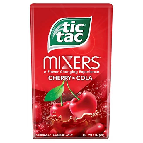 Tic Tac Mixers Cherry Cola Mint Candies - 1oz