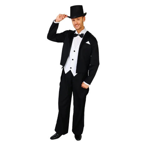 Men's Great Gatsby 1920's Tuxedo Costume Kit M/L