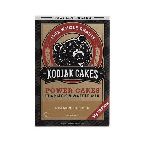 Kodiak Cakes Protein Packed Crunchy Peanut Butter Flapjack & Waffle Mix - 18oz
